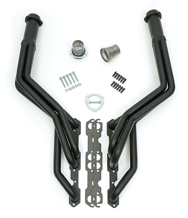 Hedman Hedders 69033 Long Tube Headers for Chevy/GMC S10 SBC Swap, Black Maxx