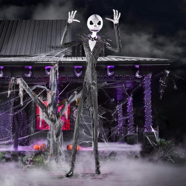 Home Accents 13 ft. Animated LED Jack Skellington Halloween Decoration - Image 7