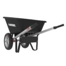 Husky 6 Cu. Ft. Poly Wheelbarrow with Dual Flat-Free Tires