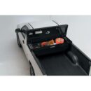 Husky Aluminum Low Profile Truck Tool Box for Mid-Size Trucks, Weather-Resistant, Lockable, Black