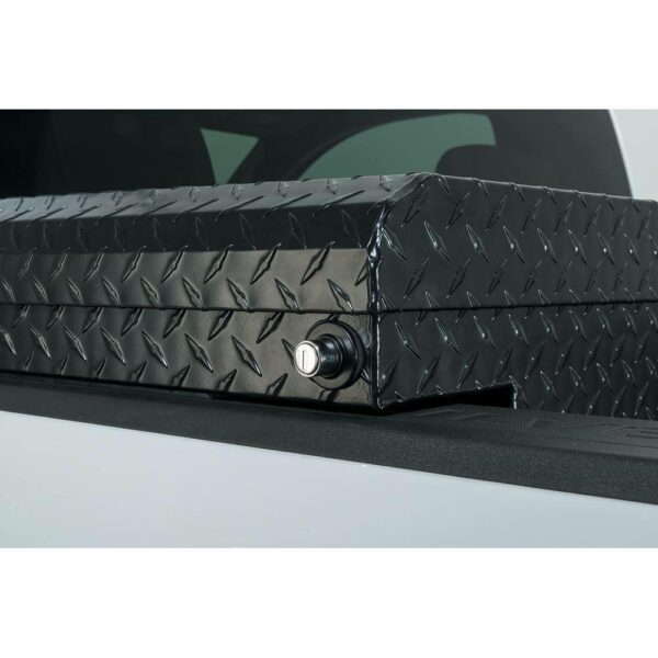 Husky Aluminum Low Profile Truck Tool Box for Mid-Size Trucks, Weather-Resistant, Lockable, Black - Image 7