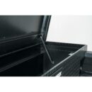 Husky Aluminum Low Profile Truck Tool Box for Mid-Size Trucks, Weather-Resistant, Lockable, Black