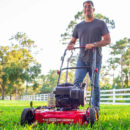 Hyper Tough 20" Gas Push Lawn Mower, 125cc Briggs & Stratton Engine, 5-Position Height Adjustment