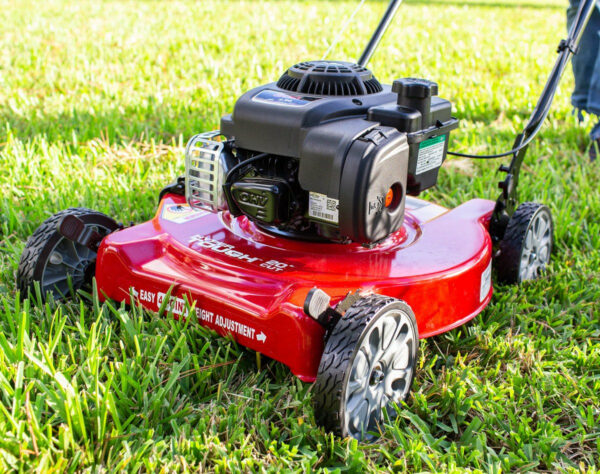 Hyper Tough 20" Gas Push Lawn Mower, 125cc Briggs & Stratton Engine, 5-Position Height Adjustment - Image 7
