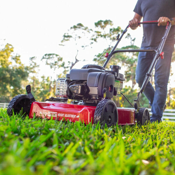Hyper Tough 20" Gas Push Lawn Mower, 125cc Briggs & Stratton Engine, 5-Position Height Adjustment - Image 2