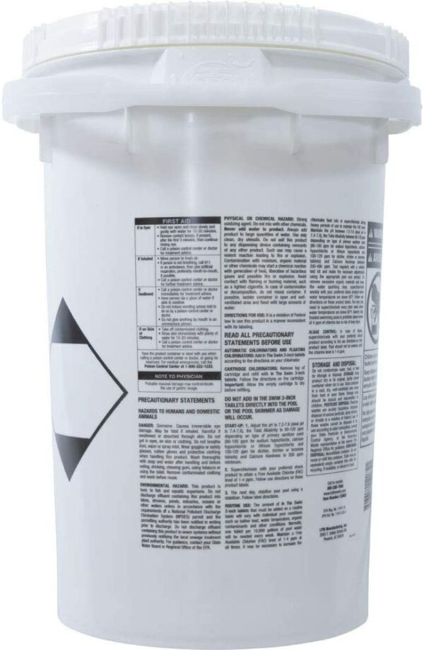 In The Swim 3" Chlorine Tablets 50 lbs - Slow-Dissolving Pool Sanitizer - Image 2