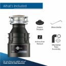 InSinkErator Badger 5 Garbage Disposal, 1/2 HP, Quick Lock, Durable Steel, Compact Design