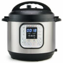 Instant Pot Duo 6 Qt 7-in-1 Electric Pressure Cooker, Stainless Steel, Family-Sized, Easy-Release