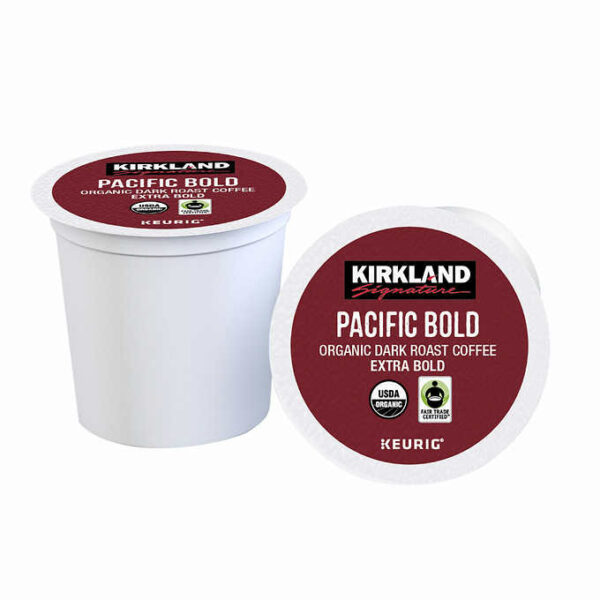 Kirkland Signature Organic Pacific Bold Dark Roast Coffee K-Cup Pods, 120-Count - Image 5