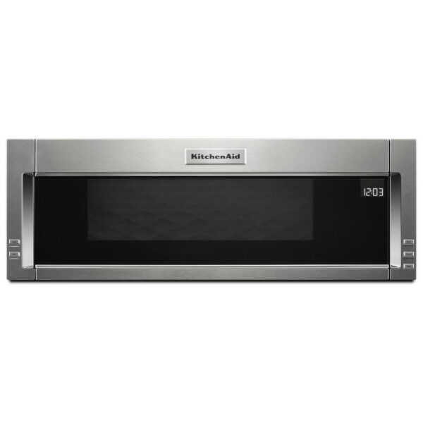 KitchenAid 30-Inch Low Profile Microwave Hood Combo, 1000W, Stainless Steel