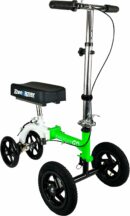 KneeRover GO HYBRID All Terrain Knee Scooter, Race Car Green, Adjustable, Compact, Heavy Duty, Ideal for Foot Injury Recovery
