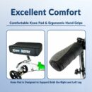 KneeRover GO HYBRID All Terrain Knee Scooter, Race Car Green, Adjustable, Compact, Heavy Duty, Ideal for Foot Injury Recovery