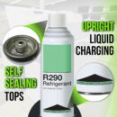 Leak Saver R290 Refrigerant 3-Pack 8oz Self-Sealing Cans for Refrigeration Systems