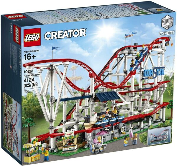 LEGO Creator Expert Roller Coaster 10261, 4124 Pieces, Ages 16+, New Sealed Set