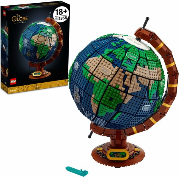 LEGO Ideas The Globe 21332 Educational Toy Building Kit, 2,585 Pieces