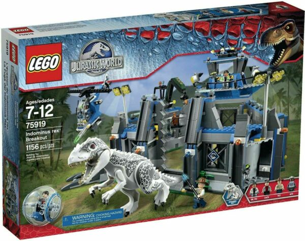 LEGO Jurassic World Indominus Rex Breakout Set 75919 Dinosaur Building Kit