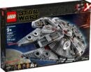 LEGO Star Wars Millennium Falcon 75257 Building Set, 1351 Pieces, Ages 9+, Includes Minifigures, Detailed Interior, The Rise of Skywalker Collection