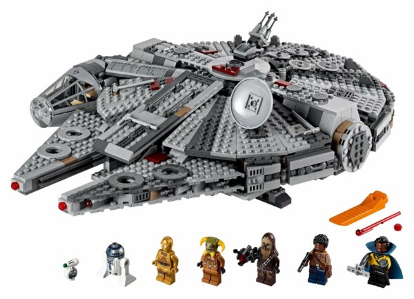 LEGO Star Wars Millennium Falcon 75257 Building Set, 1351 Pieces, Ages 9+, Includes Minifigures, Detailed Interior, The Rise of Skywalker Collection - Image 3