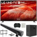 LG 82UM8070PUA 82" 4K HDR LED TV with AI ThinQ & Soundbar Bundle