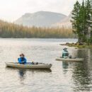 Lifetime Tamarack Angler 100 10ft Fishing Kayak 2-Pack with Paddles, UV-Protected HDPE, Adjustable Seat, Rod Holders, Tan