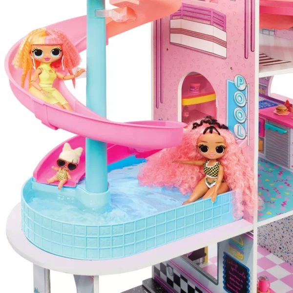 L.O.L. Surprise O.M.G. Fashion House Playset, Real Wood, 4-Foot Tall, 85+ Surprises, Ages 4+ - Image 2
