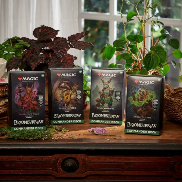 Magic: The Gathering Bloomburrow Commander Deck Bundle - 4 Unique Decks & Collector Booster Packs - Image 2