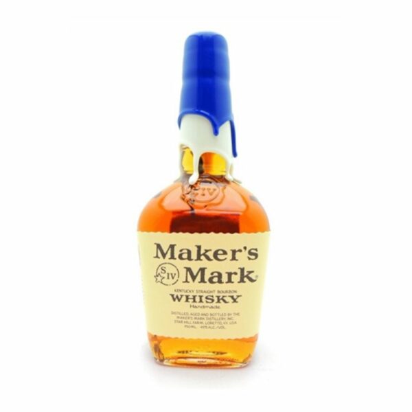 Maker's Mark Dodgers Limited Edition Bourbon Whiskey 750ml - Blue & White Wax Collectible