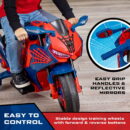 Marvel Spiderman 6V Kids Motorcycle Ride-On Toy with Lights & Sounds, Rechargeable, Ages 3+, 65 lbs Capacity
