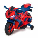 Marvel Spiderman 6V Kids Motorcycle Ride-On Toy with Lights & Sounds, Rechargeable, Ages 3+, 65 lbs Capacity