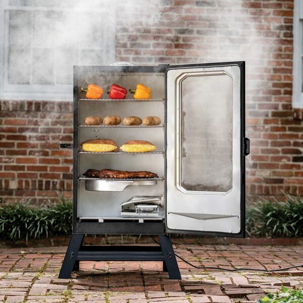 Masterbuilt 40" Digital Electric Smoker, 4 Racks, Black, Thermostat Control - Image 2
