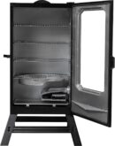 Masterbuilt 40" Digital Electric Smoker, 4 Racks, Black, Thermostat Control