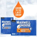 Maxwell House Breakfast Blend Light Roast Coffee Pods, 100 K-Cups, Kosher, Keurig Compatible