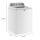 Maytag 4.8 cu. ft. Top Load Washer with Extra Power Boost, White - MVW5430MW