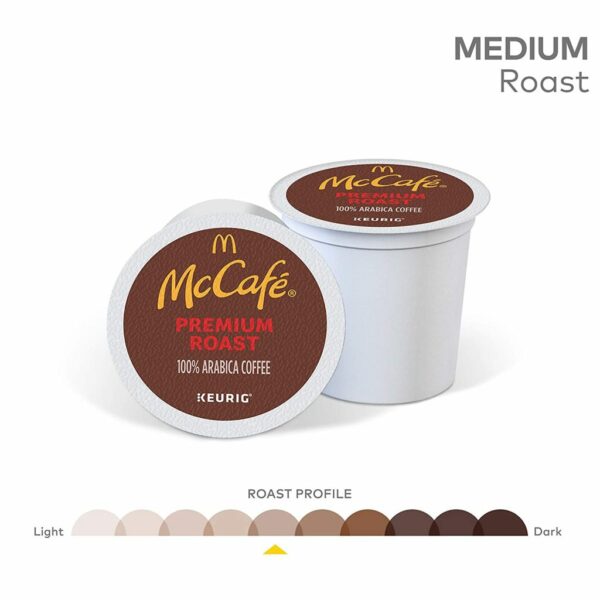 McCafé Premium Roast Medium Coffee Pods, 96 Count, 100% Arabica, Keurig K-Cup Compatible - Image 5