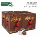 McCafé Premium Roast Medium Coffee Pods, 96 Count, 100% Arabica, Keurig K-Cup Compatible