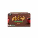 McCafe Decaf Medium Roast K-Cup Coffee Pods 84ct - 100% Arabica, Recyclable, Kosher