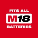 Milwaukee M18 FUEL 18V 1/2" Cordless Impact Wrench with 6.0Ah Battery, Brushless Motor, Compact Design