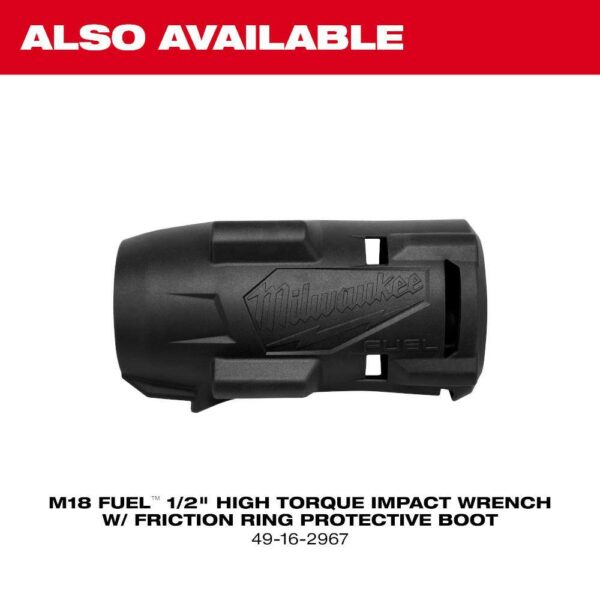 Milwaukee M18 FUEL 18V 1/2" Cordless Impact Wrench with 6.0Ah Battery, Brushless Motor, Compact Design - Image 9