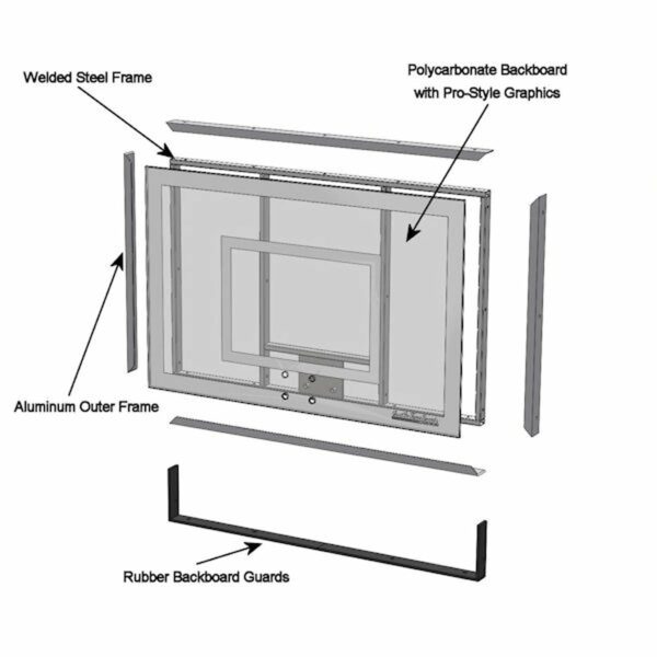 Mini Pro Xtreme Indoor Basketball Hoop - Polycarbonate Backboard, Steel Frame, Sports Equipment - Image 5