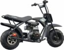 MotoTec 105CC 3.5HP Mini Bike - Black, Alloy Steel, 23mph Speed, Distance Monitor, 185lbs Capacity, Model KN110-A