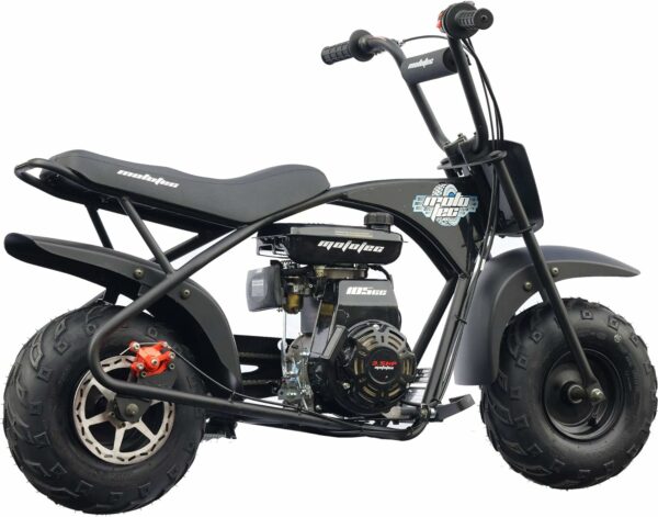 MotoTec 105CC 3.5HP Mini Bike - Black, Alloy Steel, 23mph Speed, Distance Monitor, 185lbs Capacity, Model KN110-A - Image 9