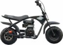 MotoTec 105CC 3.5HP Mini Bike - Black, Alloy Steel, 23mph Speed, Distance Monitor, 185lbs Capacity, Model KN110-A