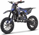 MotoTec Thunder 50cc Kids Dirt Bike - 2-Stroke, 25 mph, Chromoly Frame, Disc Brakes, Ages 13+