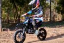 MotoTec Thunder 50cc Kids Dirt Bike - 2-Stroke, 25 mph, Chromoly Frame, Disc Brakes, Ages 13+