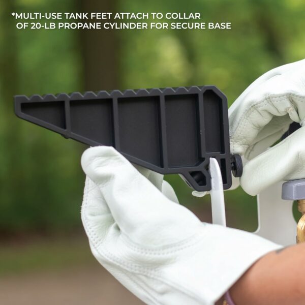 Mr. Heater Fuel Keg Refillable Propane Tank Kit with Stabilizing Feet for Outdoor Use - Image 4