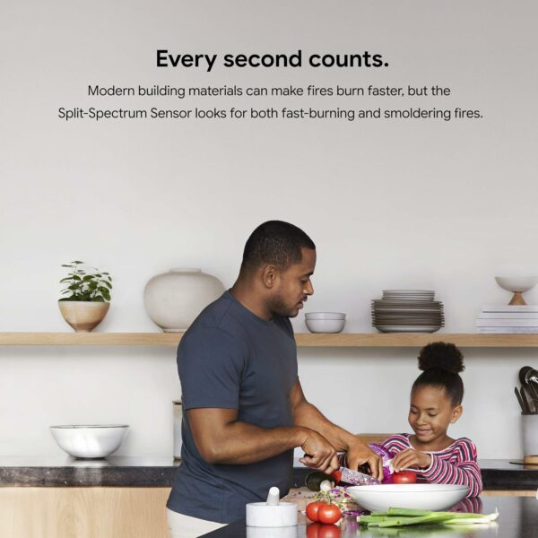 Nest Protect Battery Smoke & Carbon Monoxide Detector, White - Image 5