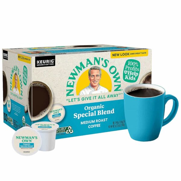 Newman's Own Extra Bold Blend Coffee K-Cups, Medium Roast, 100 Ct, Keurig Compatible