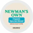 Newman's Own Organics Medium Roast Coffee K-Cup Pods, 96 Count, USDA Organic, Fair Trade, Kosher, Compatible with Keurig