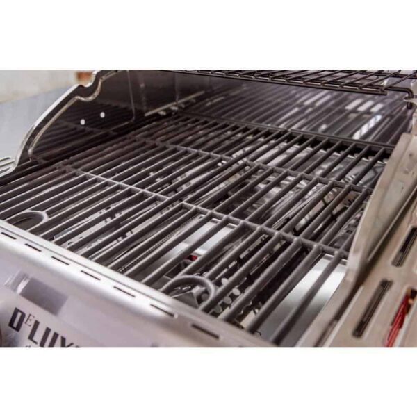 Nexgrill Deluxe 2-Burner Gas Grill, Red, 28,000 BTUs, Stainless Steel, Convertible to Natural Gas - Image 6