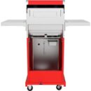 Nexgrill Deluxe 2-Burner Gas Grill, Red, 28,000 BTUs, Stainless Steel, Convertible to Natural Gas